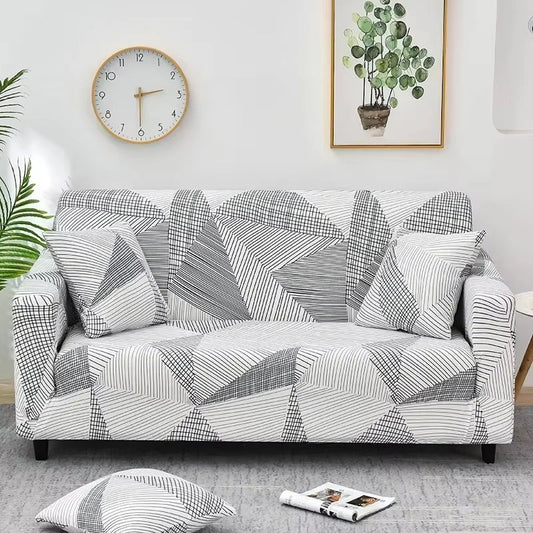 1Pc Flower Printed Elastic Sofa Cover