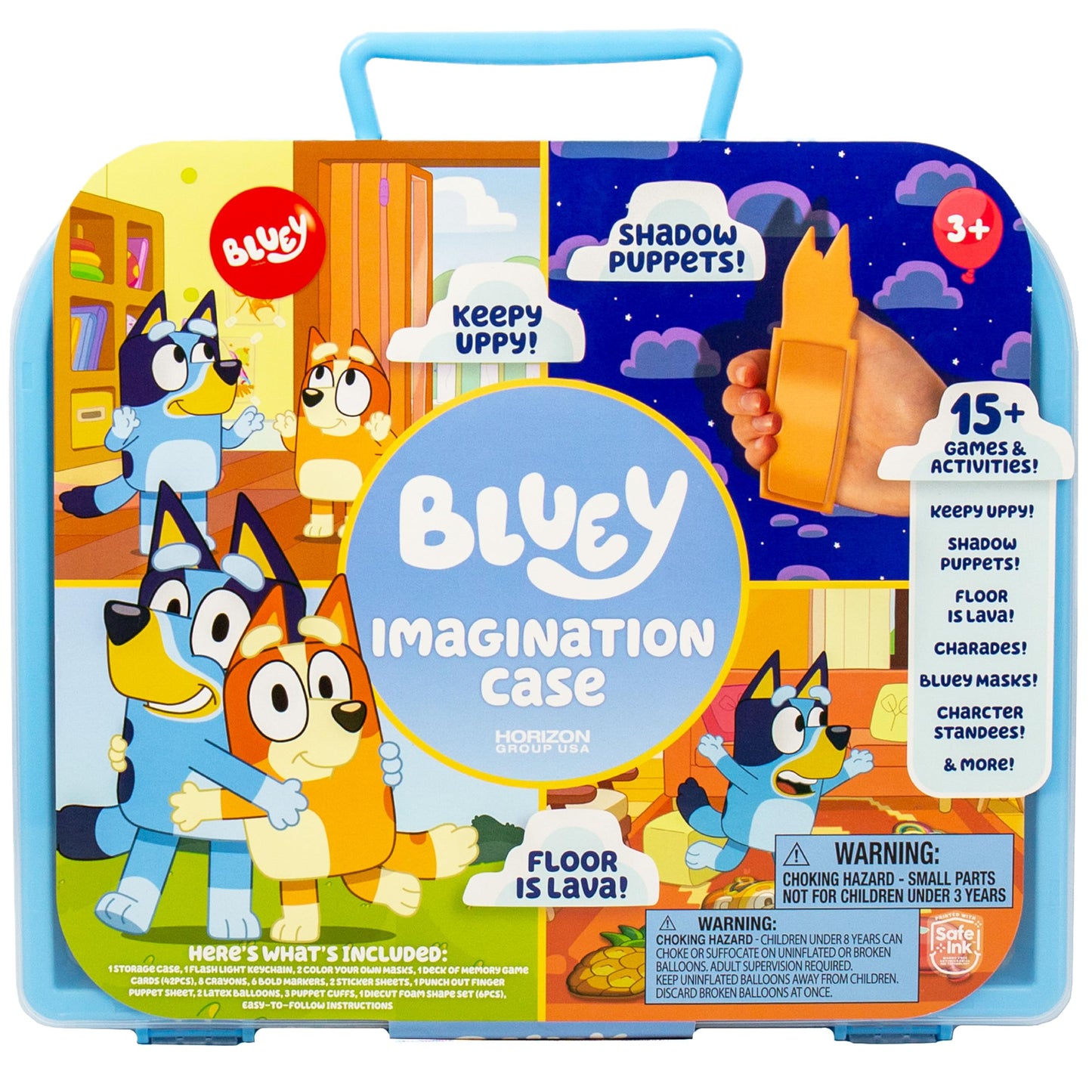 Bluey 15 Games & Activities Imagination Case