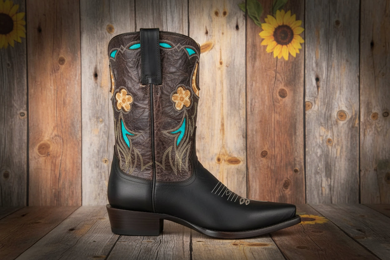 Stetson Willa (Brown) - Women's Leather Cowgirl Boot