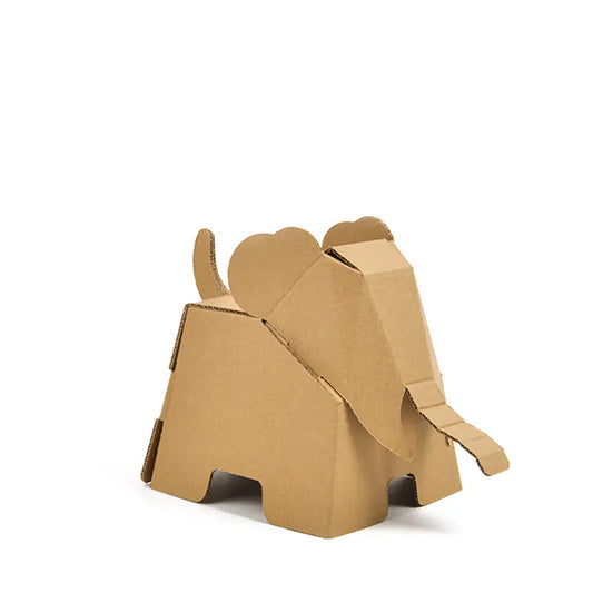 DIY Cardboard House Model for Kids - Craft & Color