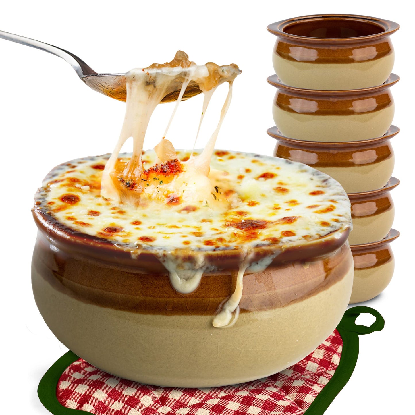 French Onion Soup Crocks (6 Count) - 12 Ounce