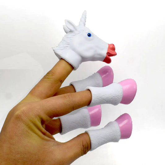 Finger Puppet Set: Unicorn and Pegasus Story Toys