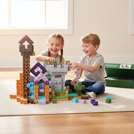 Magic Castle STEM Building Magnetic Blocks 120 PCS