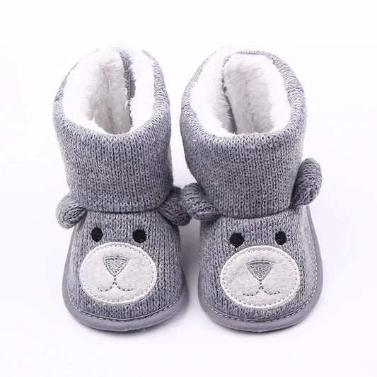 Baby Knitted Fleece Shoes