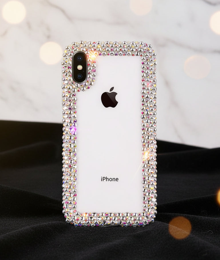 Silicone Rhinestone Phone Case