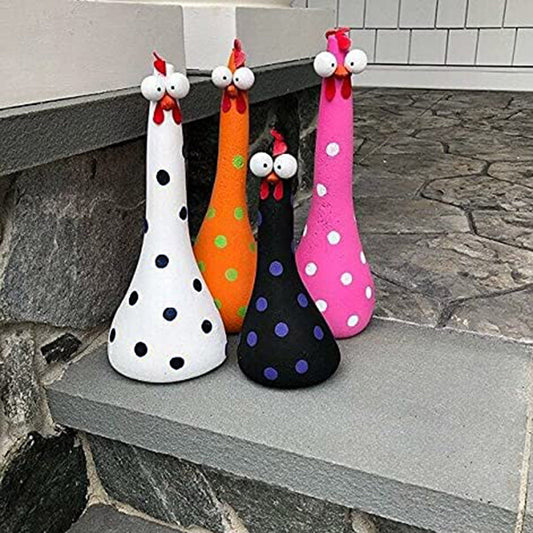 Long Neck Chicken Ornaments