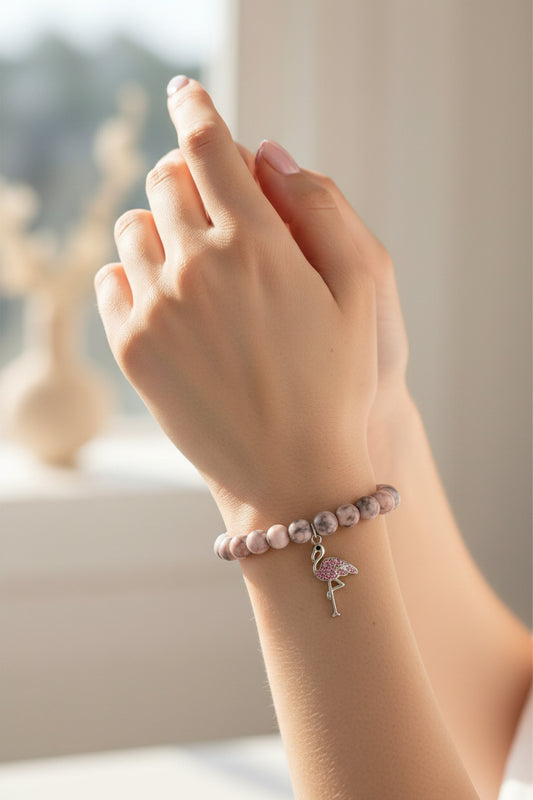 Morniface Inspirational Flamingo Bracelet