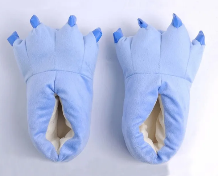 Dinosaur Paw Slippers