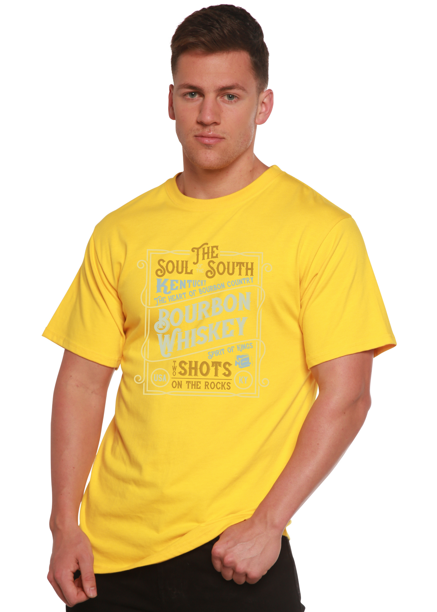 Bourbon Whiskey Bamboo Viscose/Organic Cotton T-Shirt
