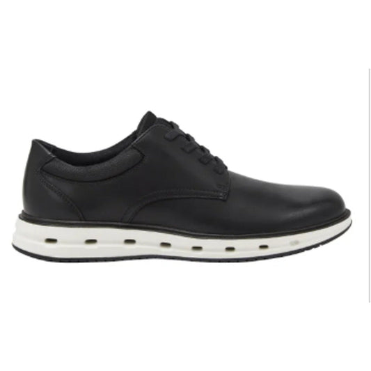 Lands End Men's Black Faux Leather Lace Up Sport Oxford Shoes-Size 9.5-10