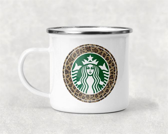 Leopard Starbucks Mug
