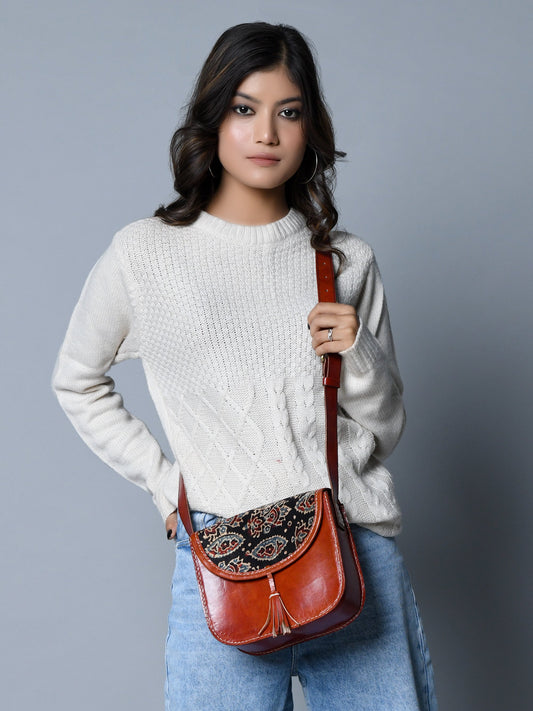 Ajrakh Ethnic Satchel