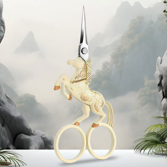 Horse-Shaped Embroidery Scissors