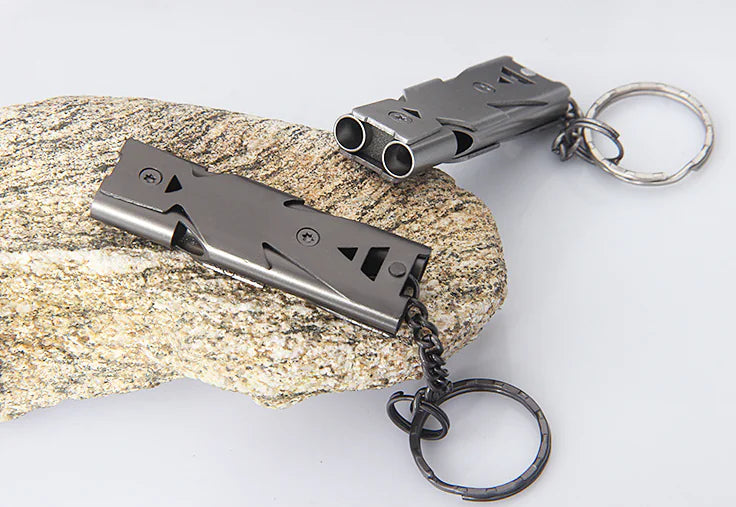 High Decibel Stainless Steel Survival Whistle