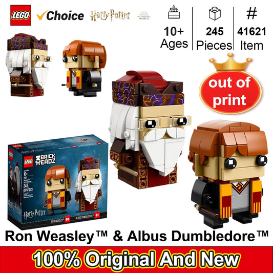 Brick Headz Ron Weasley & Albus Dumbledore Building Kit 245 PCS