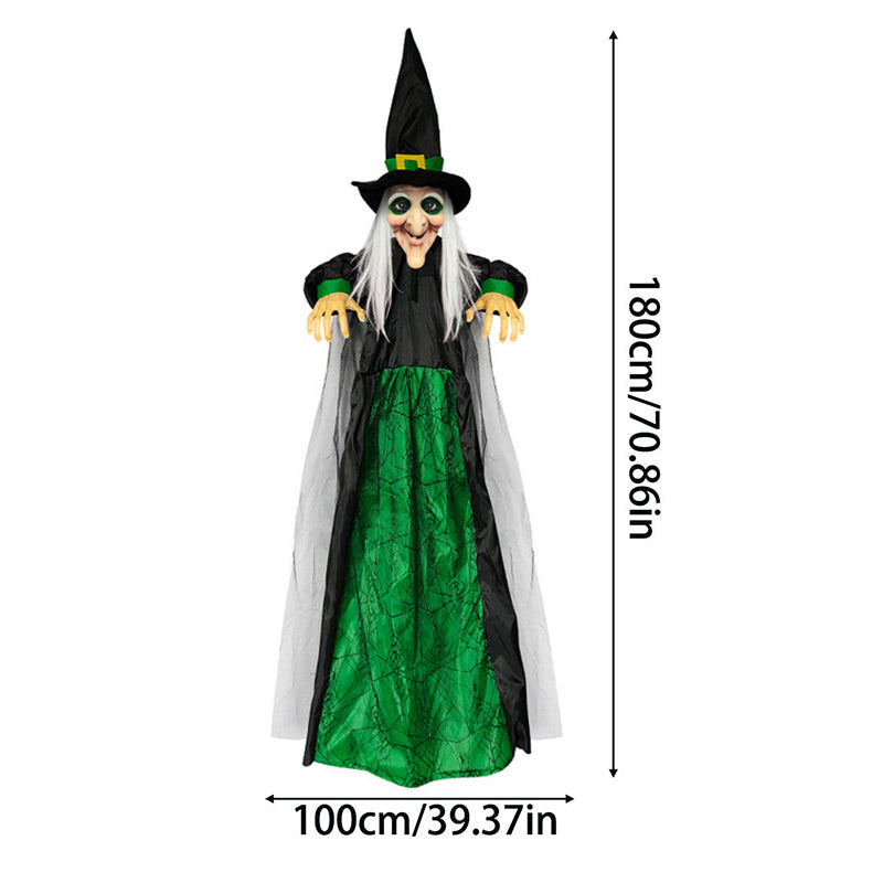 Life Size Talking Witch Decoration