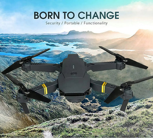 4K HD Dual Camera RC FPV WiFi Portable Wide Angle Foldable Quadcopter Drone