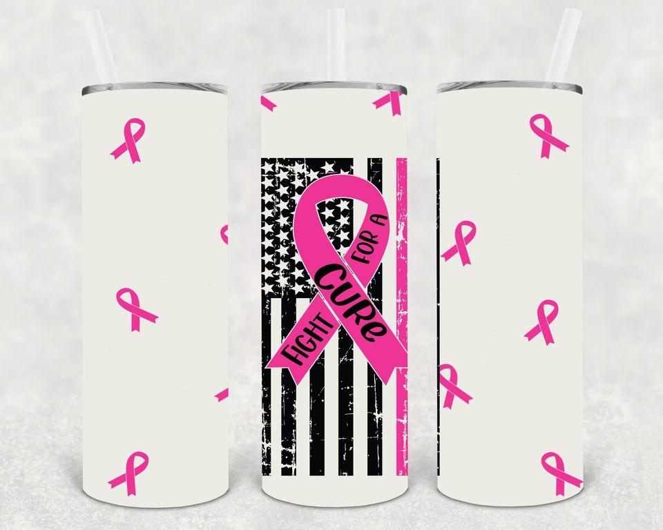 Fight for a Cure 20oz Skinny Tumbler