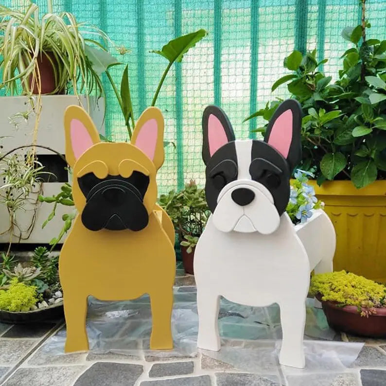 Dog Planter for Home Gardening Decor