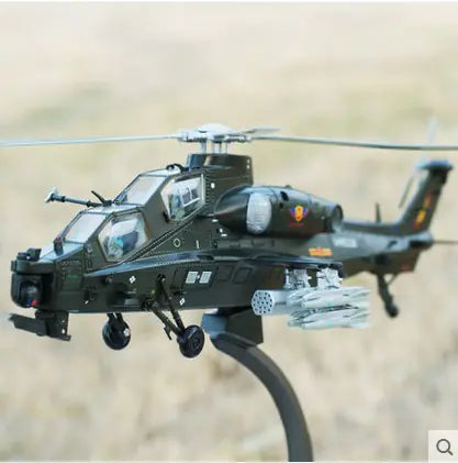 1:48 Military Model WZ-10 Armed Helicopter Toy