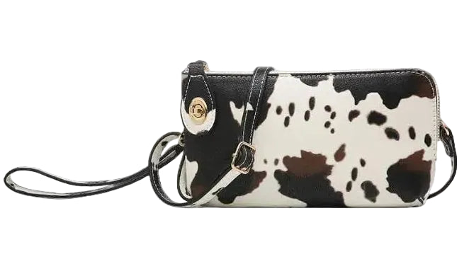 JEN & CO. Kendall Vegan Leather Wristlet Crossbody Bag