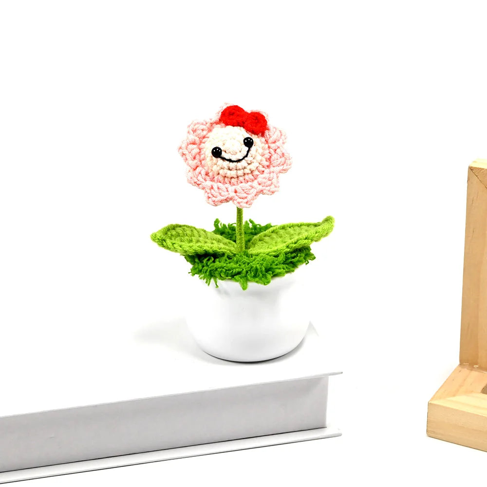 Hand-Crocheted Potted Plants