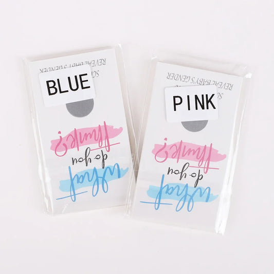 10-Piece Gender Reveal Scratch Cards