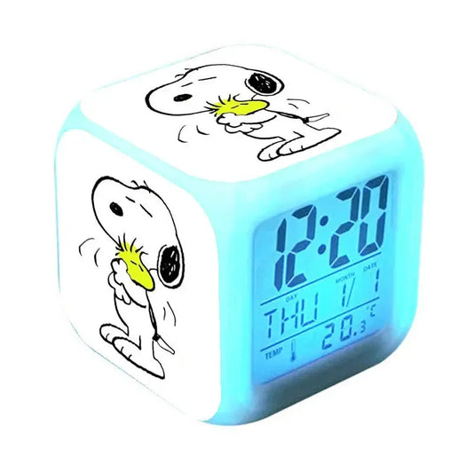 Snoopy LCD Digital Alarm Clock