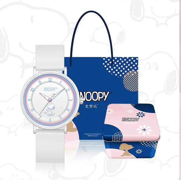 Genuine Snoopy Student Waterproof Quartz Watch