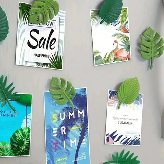3D Leaf Fridge Magnets