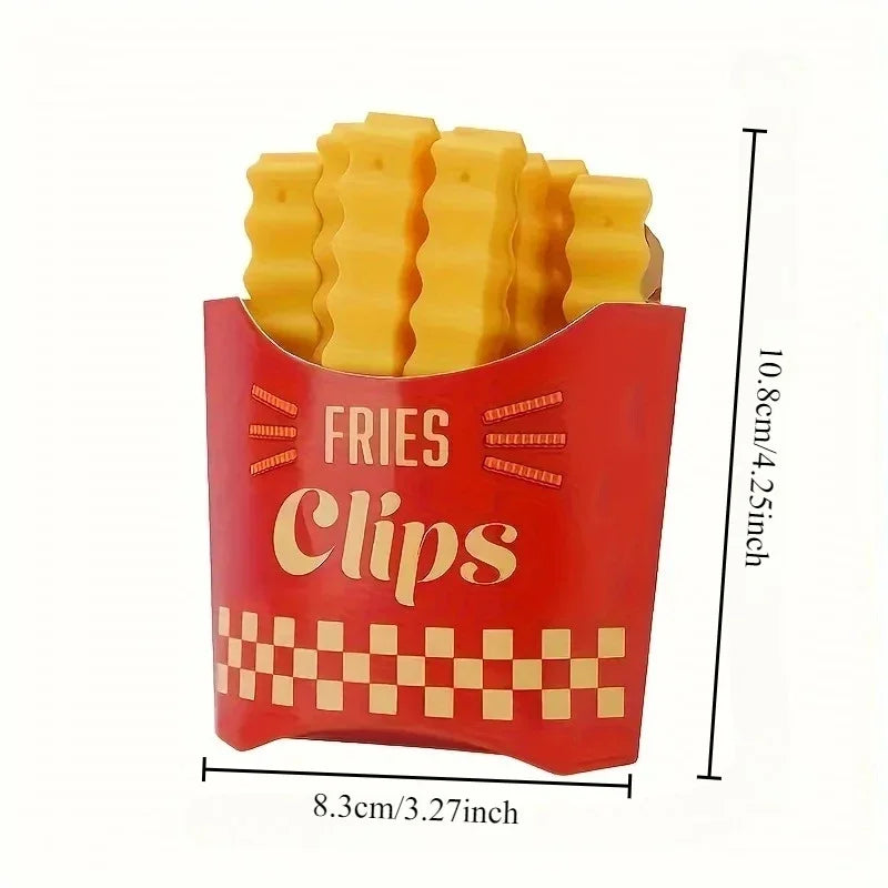 12PCS French Fries Snack Sealing Clips
