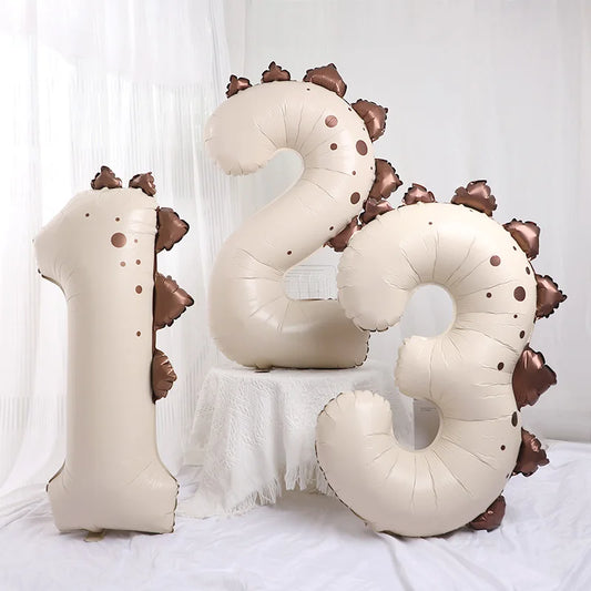 40” Dinosaur Number Balloon