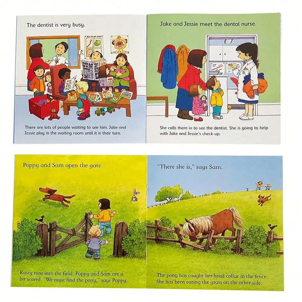 Usborne First Experience Farmyard Tales Picture Story Books- Set of 20