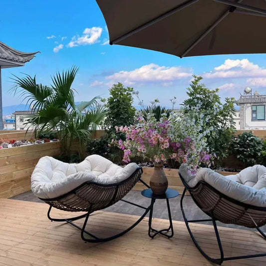 Bird Nest Shaped Sofa Rocking Chair