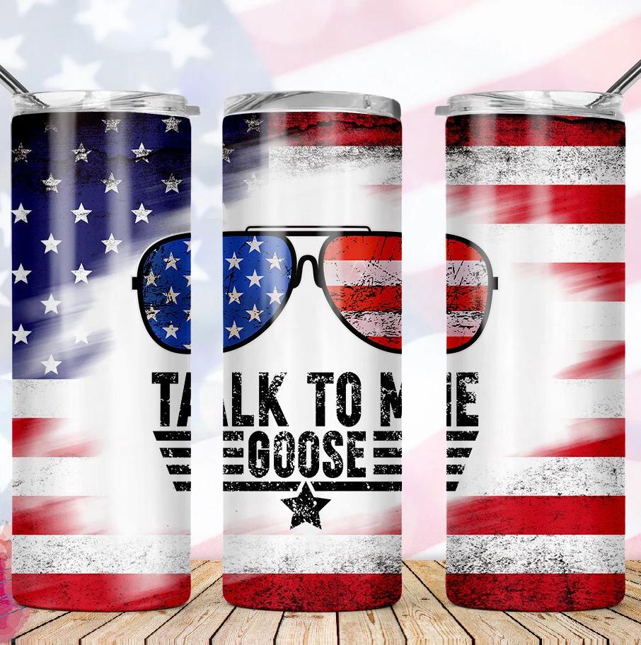 Talk to Me Goose 20 oz Skinny Tumbler
