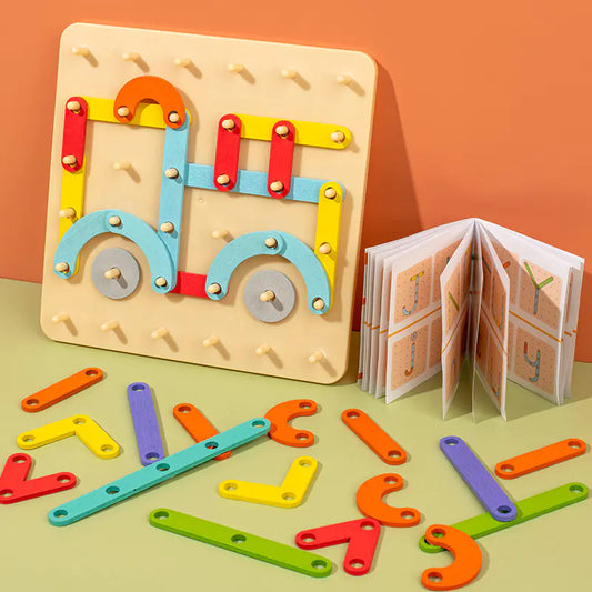 Montessori Educational Cross-Border Letter and Number Building Blocks