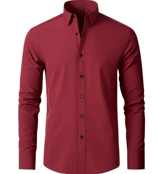 Men's Wrinkle-Free Elastic Business Shirt