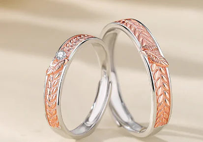 Simple Rose Gold Sterling Silver Ring