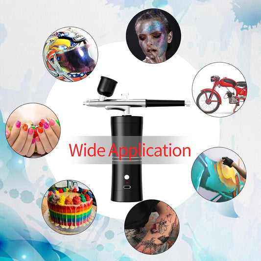 Wireless Electric Airbrush Kit with Compressor