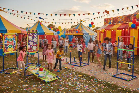 6-in-1 Carnival Games Set with Carrying Bag
