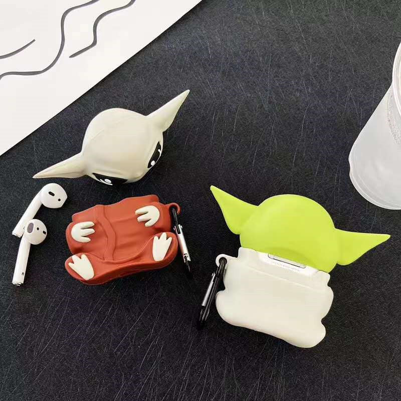 Cute Star Wars Yoda Silicone Case for AirPods Pro