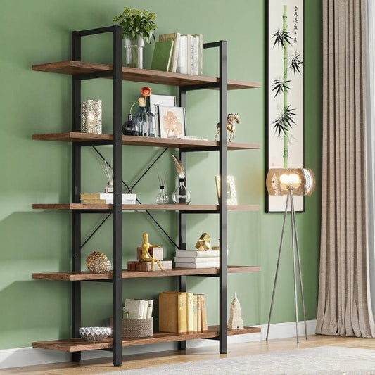 5 Shelf Bookshelf, Storage Rack, Multifunctional Rack