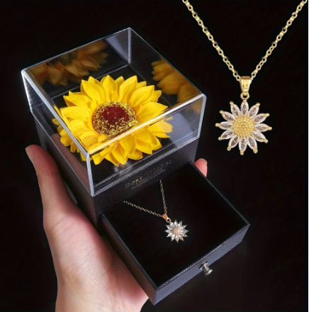 Sunflower Necklace