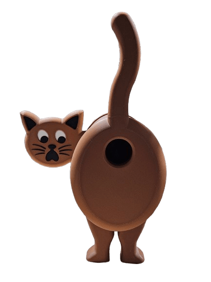 Comical Cat Butthole Birdhouse – Funny Outdoor Birdhouse – Unique Gag Gift for Backyard, Porch, or Garden – Weather-Resistant Cat Birdhouse