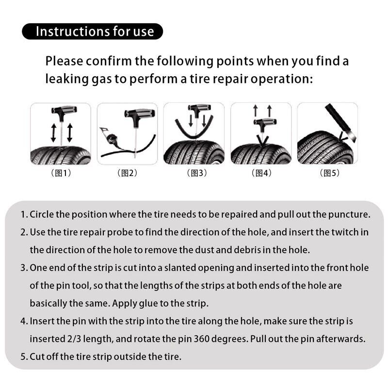 68pc Tire Repair Kit