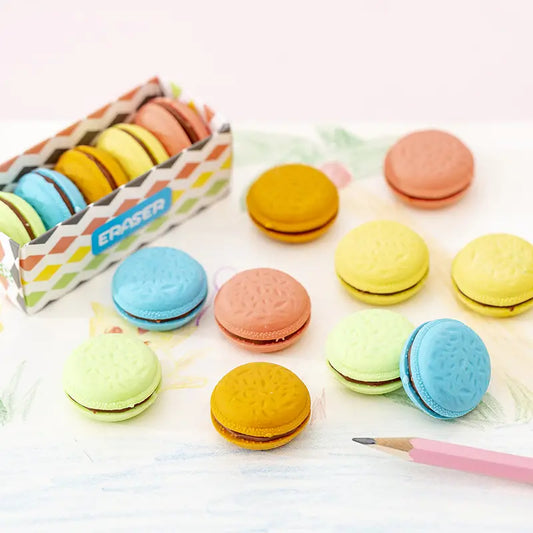 Macaron Sandwich Erasers