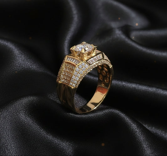 Men's Micro-Diamond Ring