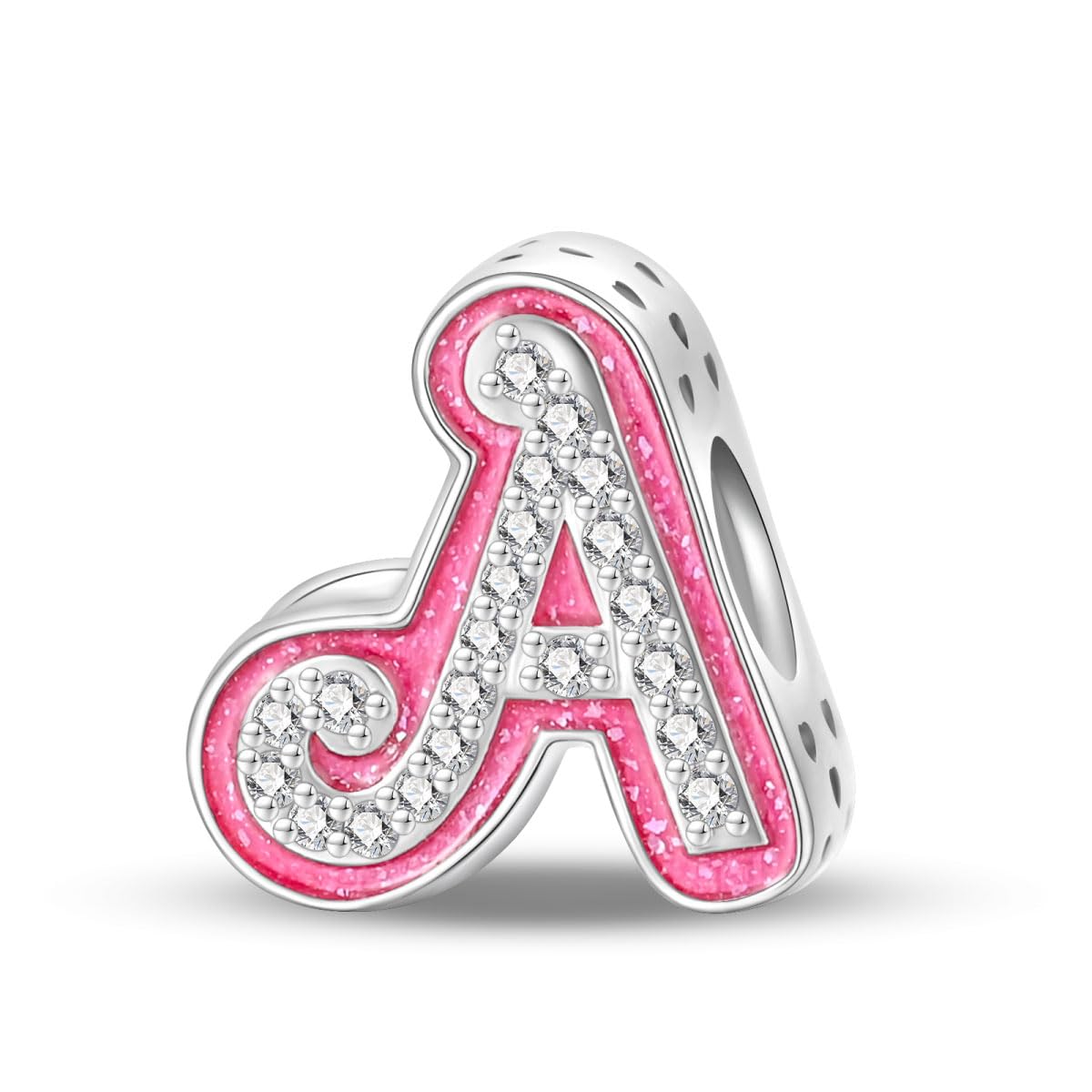 Silver Letter "A" Charm for Pandora Bracelets
