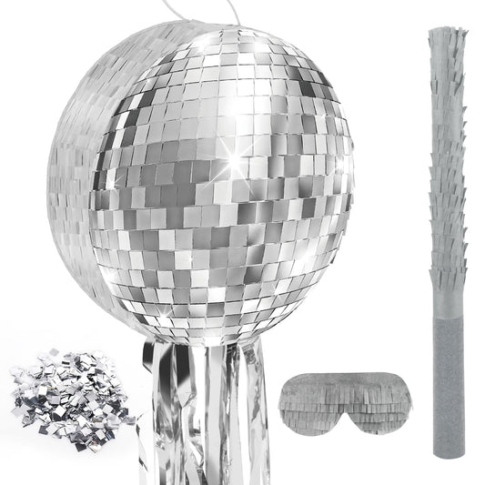 12.5" Disco Ball Piñata Set
