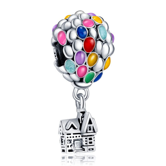 925 Sterling Silver & 5A Cubic Zirconia Charm